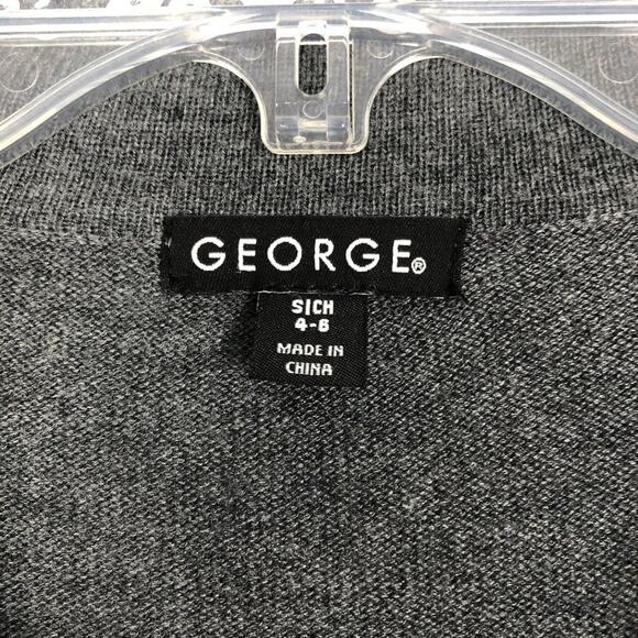 GEORGE Sequin Button Down Gray Cardigan Size Small - Picture 2 of 11